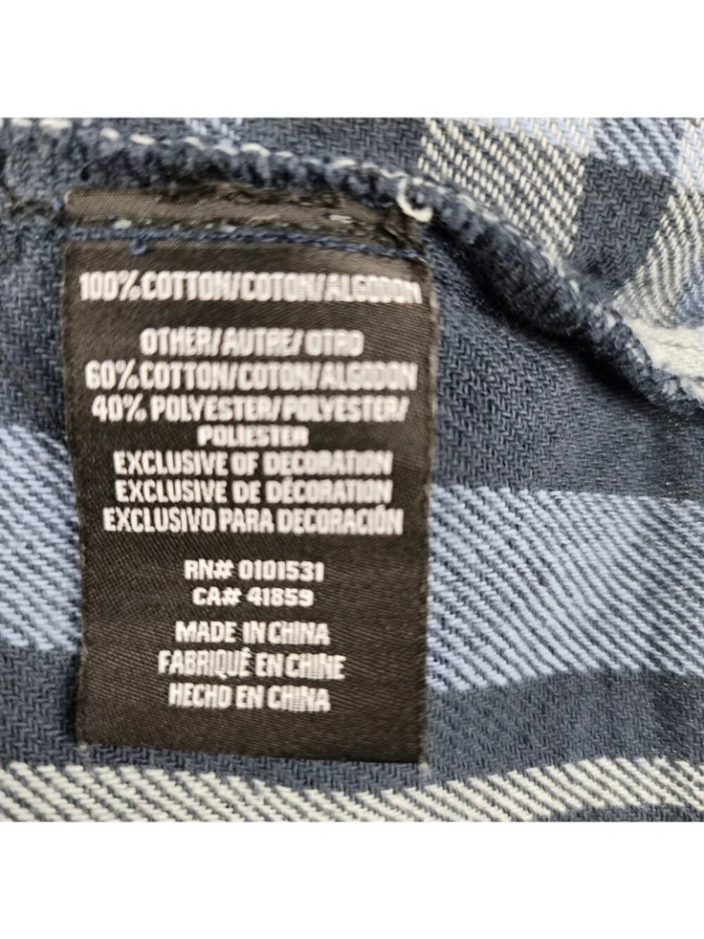 The Simpsons Hoodie Mens XL Blue Multi Skeleton Back Graphic Flannel Button Up